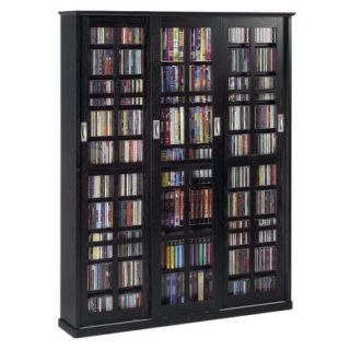 Media Storage Cabinet Multimedia Storage Cabinet   Black