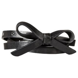 MOSSIMO SUPPLY CO. Black Belt Bow Belt   M