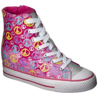 Girls Circo Gina High Top Sneakers   Pink 1