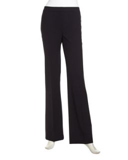 Classic Contemporary Stretch Knit Pants, Navy