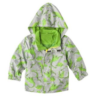 Just One You by Carters Infant Toddler Boys Dinosaur Raincoat   Gray 2T