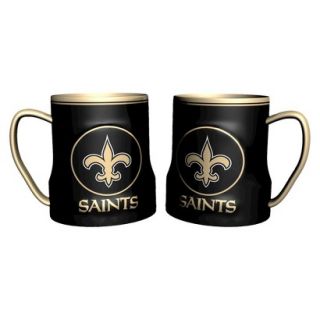 Boelter Brands NFL 2 Pack New Orleans Saints Game Time Mug   20 oz