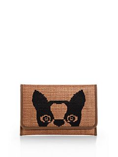 Marc by Marc Jacobs Olive Woven Bamboo Clutch   Natural Bamboo