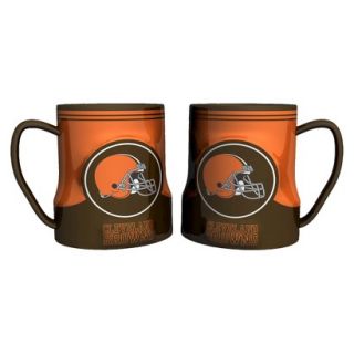 Boelter Brands NFL 2 Pack Cleveland Browns Game Time Mug   20 oz