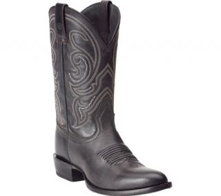 Mens Ariat Bandera   Old West Black Full Grain Leather Boots