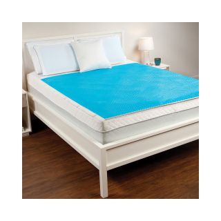 Sealy Comfort Revolution Hydraluxe Gel Mattress Pad Cover, Blue