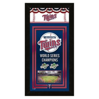 MLB Minnesota Twins Framed Championship Banner