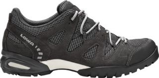 Mens Lowa Phoenix Mesh Lo   Dark Grey/Anthracite Hiking Shoes