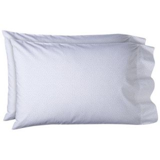 Threshold Percale Pillowcase Set   Blue Dot (King)