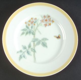 Williams Sonoma Flowering Herbs Salad Plate, Fine China Dinnerware   Different H