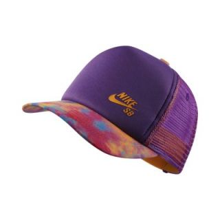Nike SB Printed Mesh Kids Adjustable Hat   Purple