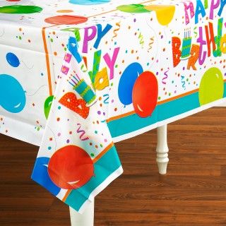 Birthday Jamboree Plastic Tablecover