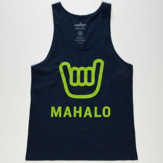 Mahalo Mens Tank Navy In Sizes X Large, Large, Medium, Small For Men 241