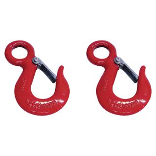 Portable Winch Safety Hooks   3/4 Ton Working Load, 2 Pack, Model PCA 1281X2