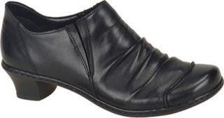 Womens Rieker Antistress Louise 80   Black Leather Slip on Shoes