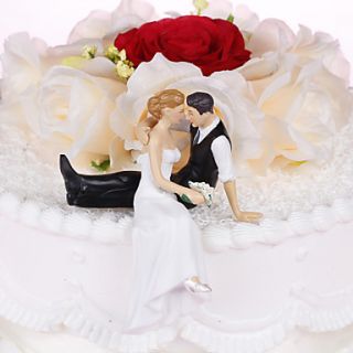 Sweet Romantic Moment Wedding Cake Topper