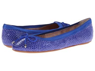 DKNY Bella Ballerina w/ Bungee Bow Womens Flat Shoes (Blue)