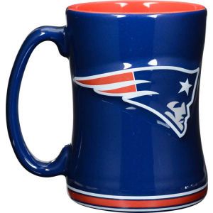 New England Patriots Boelter Brands 15 oz Relief Mug