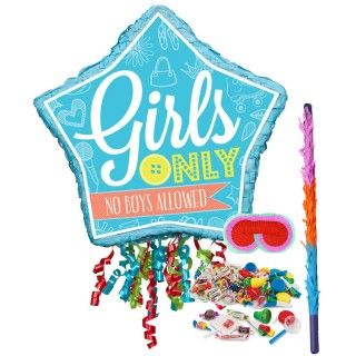 Girls Only Party Pinata Kit