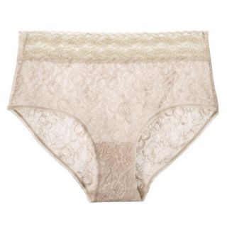 Gilligan & OMalley Womens All Over Lace Brief   Mochaccino S