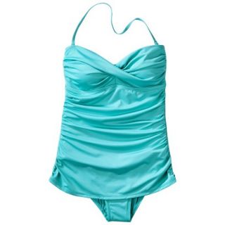 Clean Water Womens Swim Dress  Aqua L