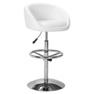 dCOR design Concerto 26 Swivel Adjustable Bar Stool 300010 Color White