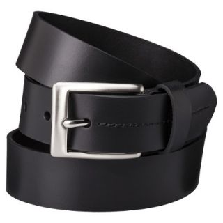 Merona Mens Skinny Stitched Belt   Black XL