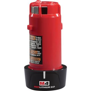 Milwaukee M4 RedLithium 2.0Ah Battery, Model 48 11 2001