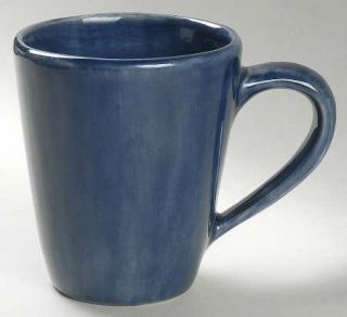 Pottery Barn Sausalito Sapphire Blue Mug, Fine China Dinnerware   All Sapphire B