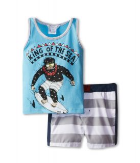 Little Marc Jacobs Tank And Swim Trunk Set Boys Sets (Blue)