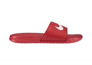 Nike Benassi Swoosh Mens Slide Sandals   University Red