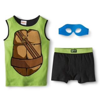 Teenage Mutant Ninja Turtles Leonardo Boys Tank/Underwear Set w/ Mask   Blue M