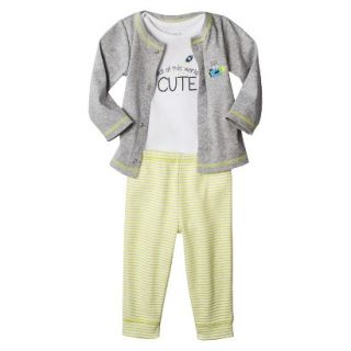 Just One YouMade by Carters Newborn Boys 3 Piece Set   Yellow Space Rocket 6 M