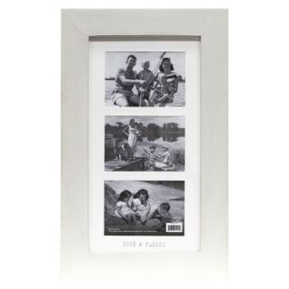 Love & Family 3 Opening Frame   Natural 5X7