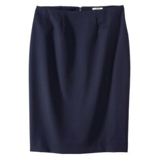 Merona Womens Twill Pencil Skirt   Federal Blue   6