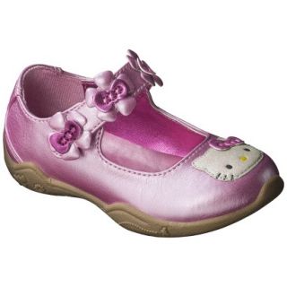 Toddler Girls Hello Kitty Mary Jane Shoe   Pink 6