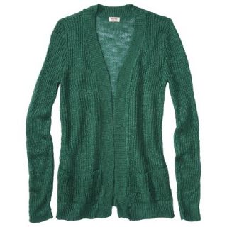 Mossimo Supply Co. Juniors Open Front Cardigan   Green XS(1)