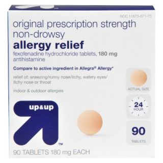 up&up Non Drowsy Allergy Reflief Tablets 180 mg   90 Count