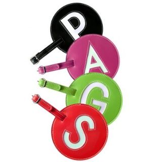 Pb Travel Initial Luggage tags   Set of 2