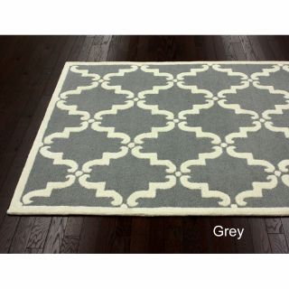 Nuloom Handmade Luna Marrakesh Trellis Wool Rug (5 X 8)