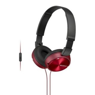 Sony Over the Ear Headband Headset for Smartphones   Red (MDRZX310AP/R)