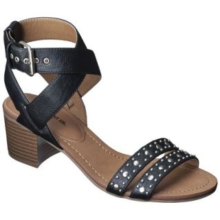 Womens Mossimo Supply Co. Kat Block Heel Sandal   Black 6.5