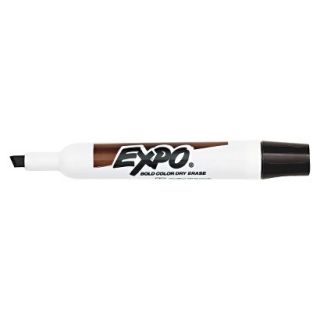 EXPO Chisel Tip Dry Erase Marker   Brown(12 Per Set)