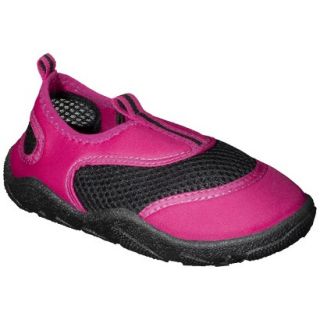 Girls Aqua Water Shoe   Black/Pink 1 2