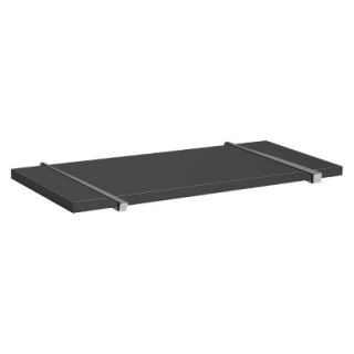 Wall Shelf Black Sumo Shelf With Black Belt Supports   32W x 12D