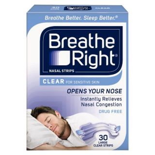 Breathe Right Nasal Strips Clear (Large)   30 count