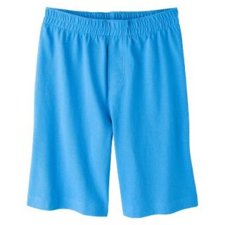 Boys Knit Lounge Shorts   Hawaiian Blue XS