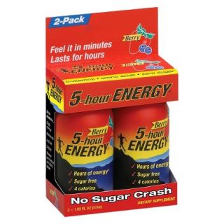 5 Hour Energy Berry Energy Shot   2 Count