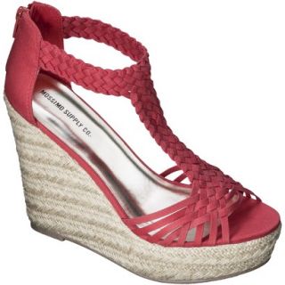 Womens Mossimo Supply Co. Novalee Wedge Sandal   Coral 7