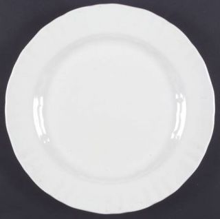 Mikasa Country Classic Dinner Plate, Fine China Dinnerware   Stoneware,All White